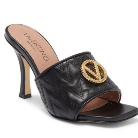 ✨️ Valentino Venere Black Heels w/ Dustbag - Size 9 😍 - Picture 6 of 10